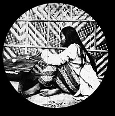 Malay Beauty - Photograhic Lantern slide