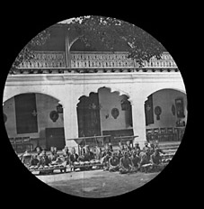 Emperor's gamelan - Photograhic Lantern slide