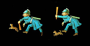 policeman and dog