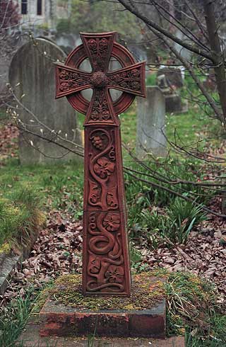 terracotta celtic cross