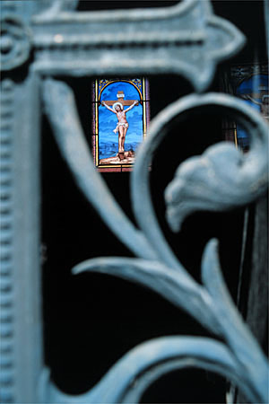 stained glass window