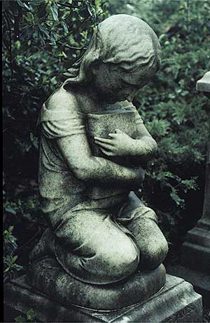 kneeling girl